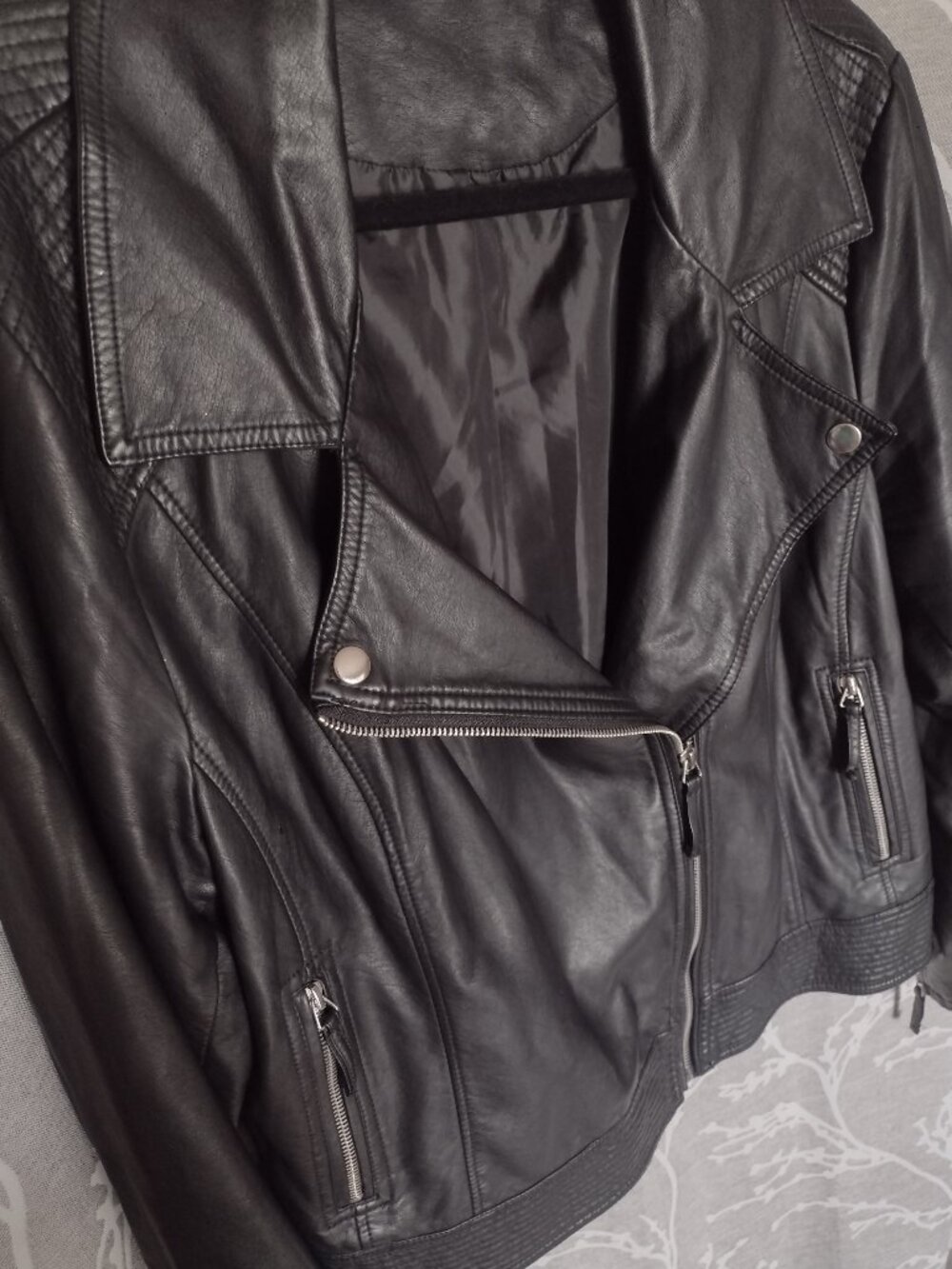 Ricki's Faux Leather Moto Style Jacket